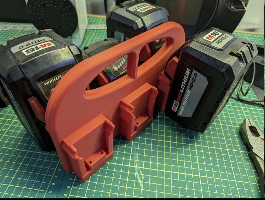 Suport transport  acumulatori Milwaukee M18