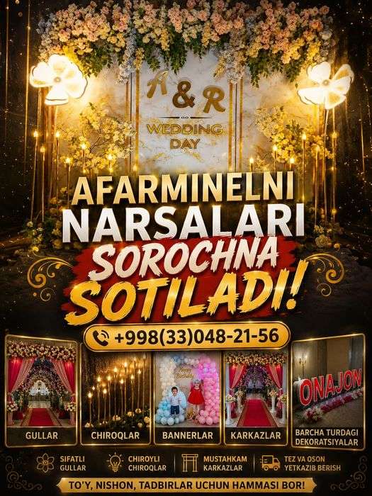 Afarmileni narsalari sotiladi