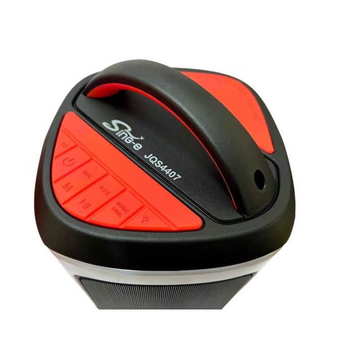 БЕПУЛ Доставка,Караоке Колонка JQS4407(45см)+ Симсиз Микрофон, Kalonka