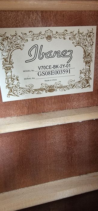 Chitara electroacustica Ibanez V70CE-BK