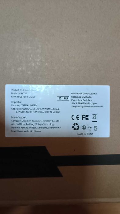 Maxlegen – Notebook PC 15.6