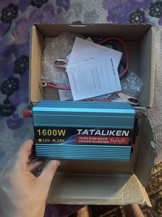 Invertor sinus pur 24v 1600w la cutie