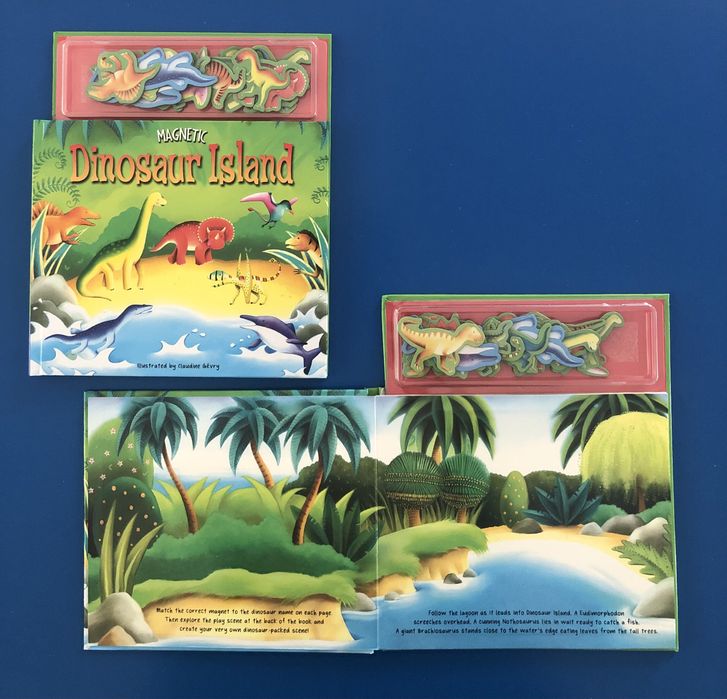 Carte cu magneti dinozauri