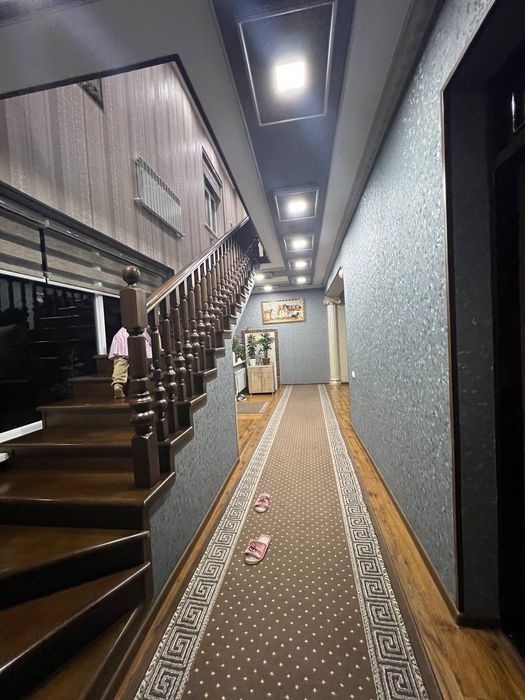 2этажа,6соток,холл+2зала+4спальни,3санузла,Кибрай,Бирлик,от ТТЗ -6,5км