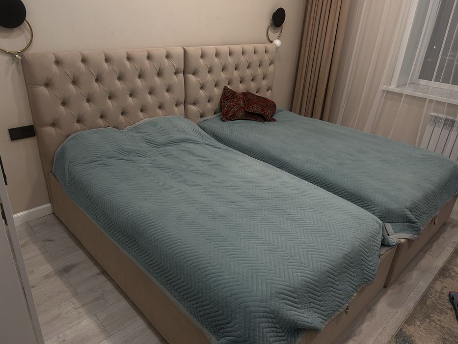 Две кровати с матрасом