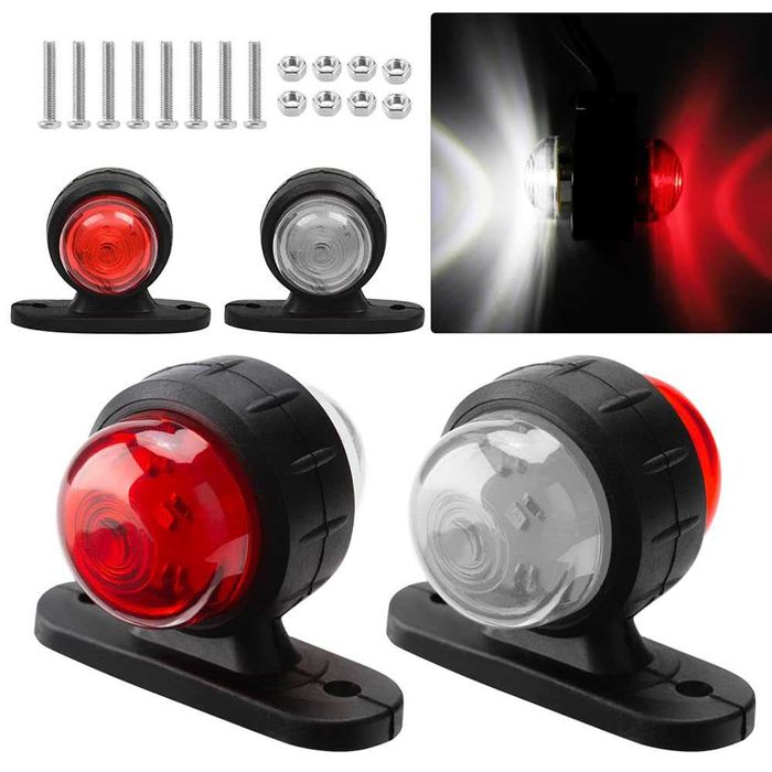 Комплект 2 броя LED мини странични рогчета 12V-24V