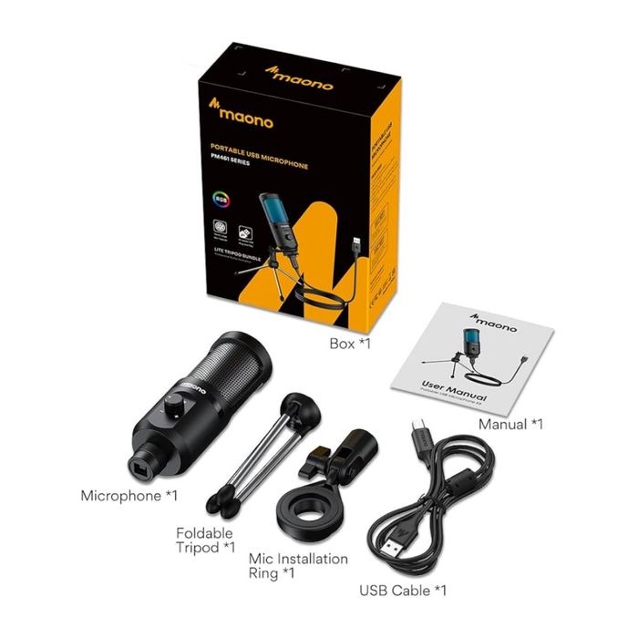 Микрофон Maono PM461 RGB