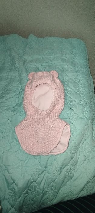 Шапка с шарфом детский