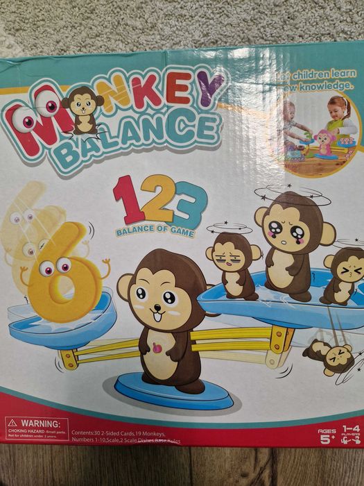 Математическа везна Маймунка, игра