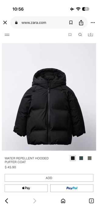 Куртка детская Zara 104