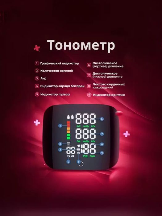 Bosimni o'lchash uchun avtomatik elektron tonometr