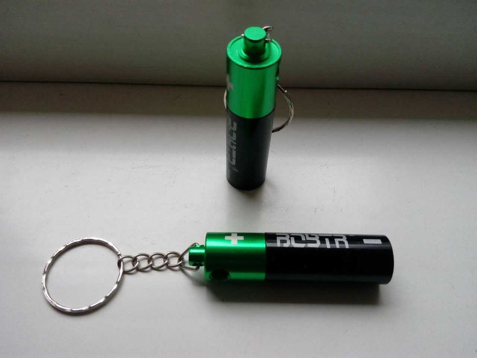 курительная трубка «Батарейка» цвет зелёный