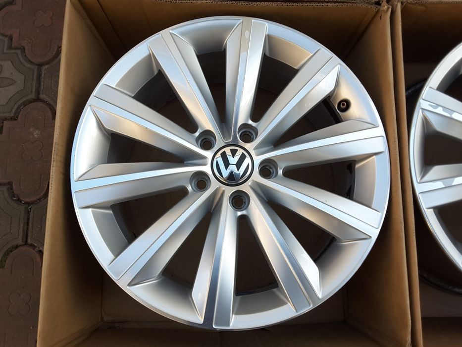 jante aliaj 17; 5x112; originale Vw Passat b6, b7, Golf 5, 6, 7, Jetta