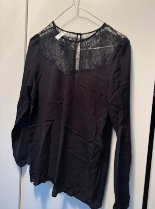 Bluză Mango, damă, neagra, mărimea M, nouă