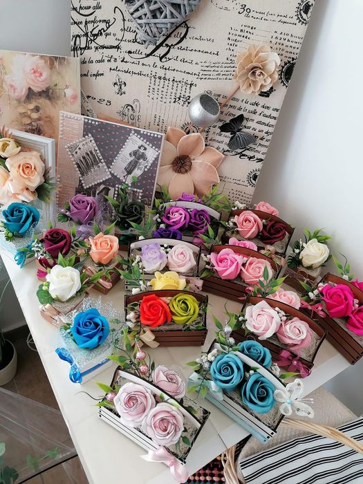 Ароматни цветя от сапун