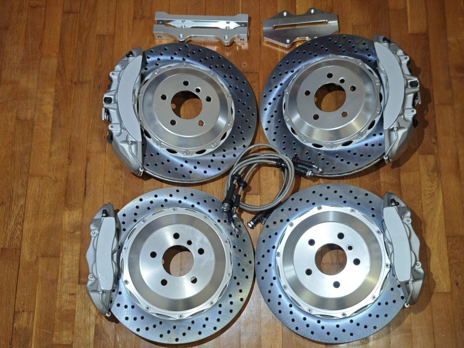 Индивидуален спирачен комплект за е39 528i 530d 540  6 бутални 380мм