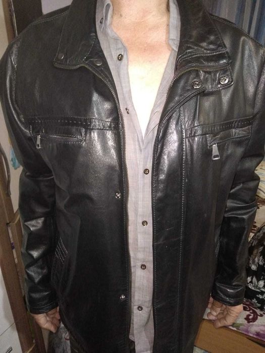 куртка мужская кожаная