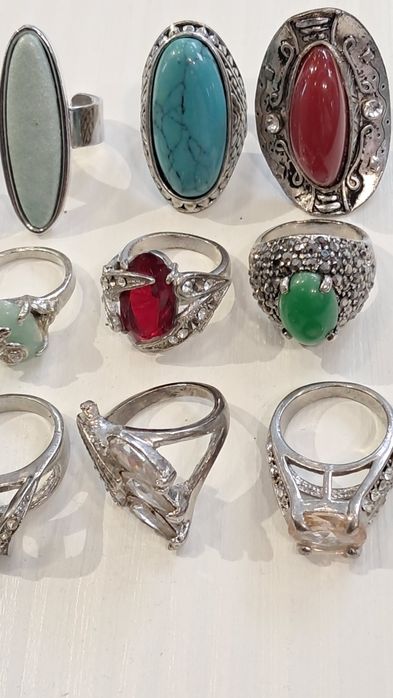 Старинни  антични пръстени 12 броя