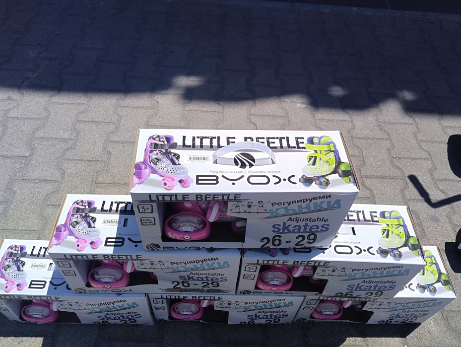 BYOX Детски кънки XS Little Beetle 26-29 Pinky Girl