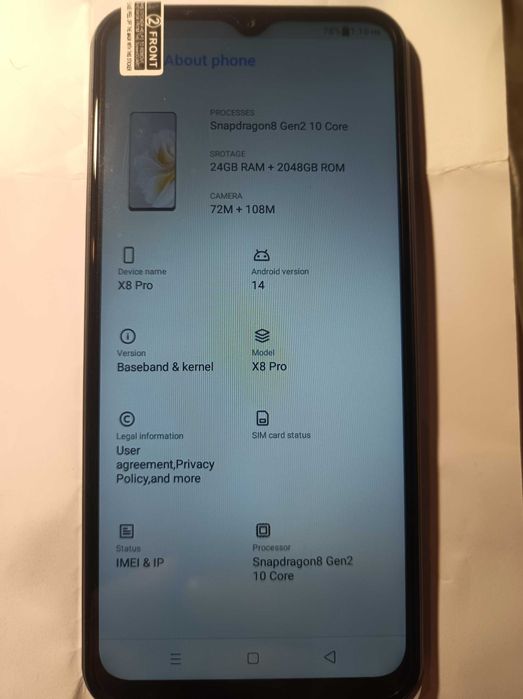 Смартфон Android X8 Pro