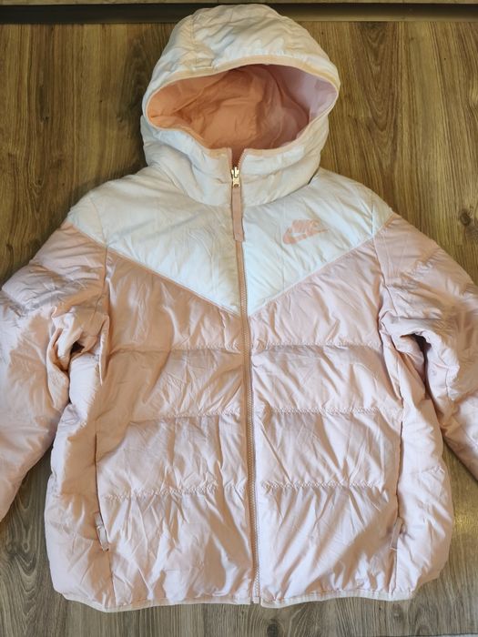 Двулицево дамско яке естествен пух  Nike p-p XL