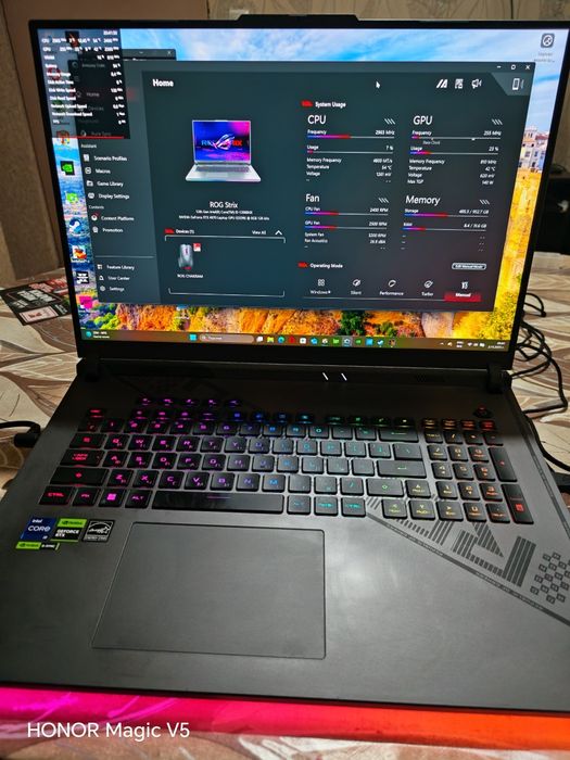 ROG Strix G18`i9-13980HX/RTX 4070/32GB DDR5/1TB NVMe/WQXGA/RGB