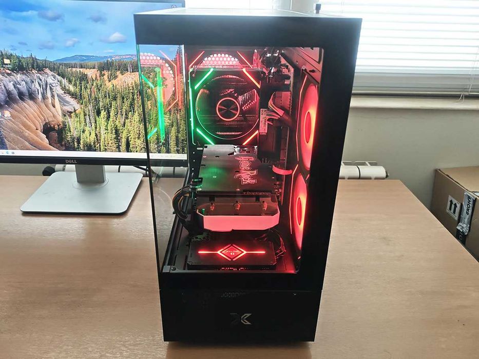 Геймърски компютър, Ryzen 5500, Gtx 1080, 16gb Ram, 960Gb SSD