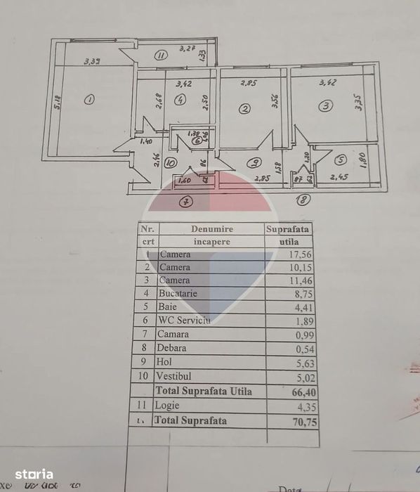 Apartament 3 camere decomandat – zona Teatrului Masca,/Bd. Uverturii — fotografia 3