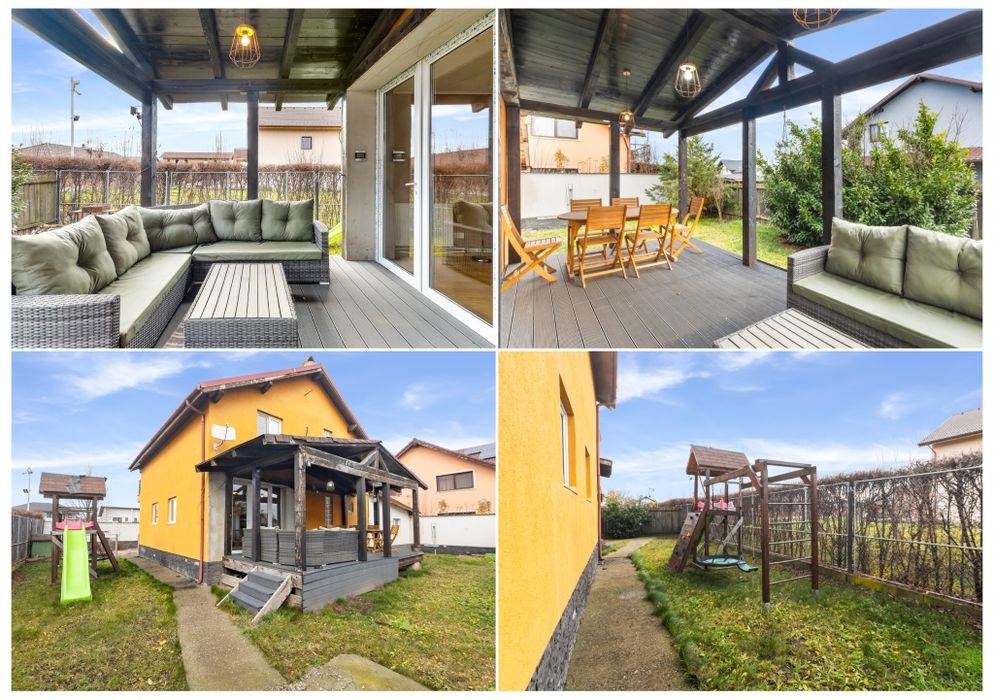 Casa complet utilata - gradina si garaj