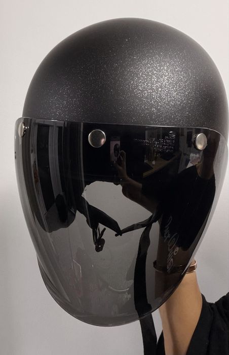 Cască moto originala Bell Custom 500 neagră