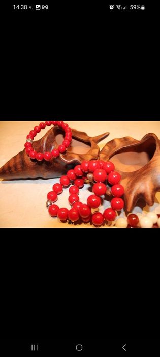 Гривна от полускъпоценни естествени камъни - дамски, детски и мъжки