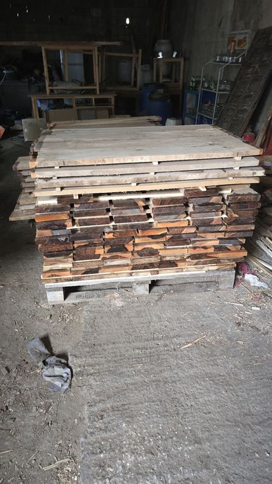 Дъски за дюшаме от червен орех 40 квадратни метра . 1.1 куб. м