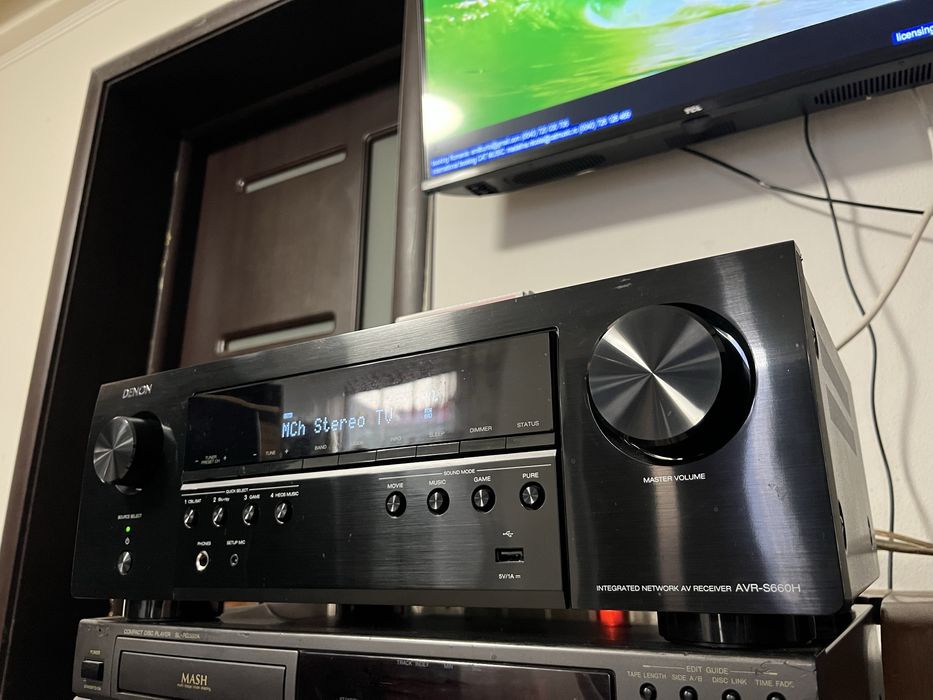 Denon Avr-S660H 8k/Dolby Vision/Wifi/bluetoothSpotify/usb etc.