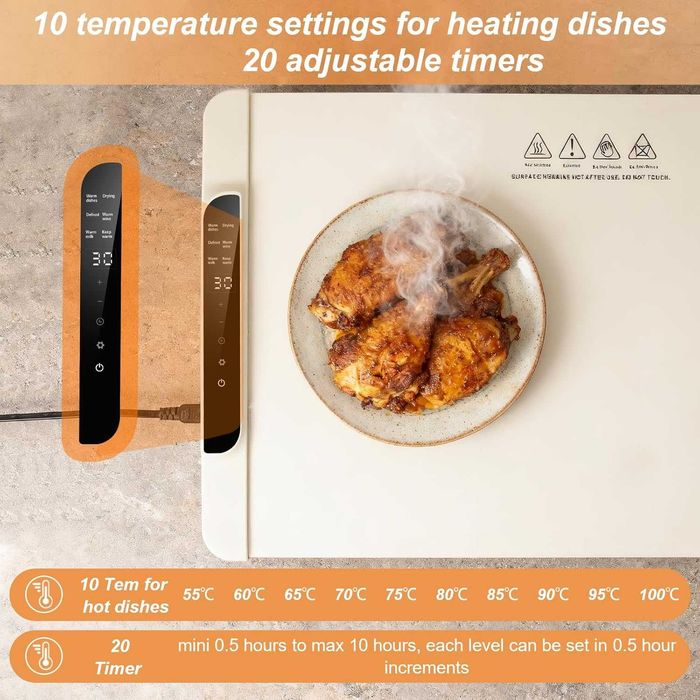 Затопляща плоча за храна и напитки Olycism, Гаранция