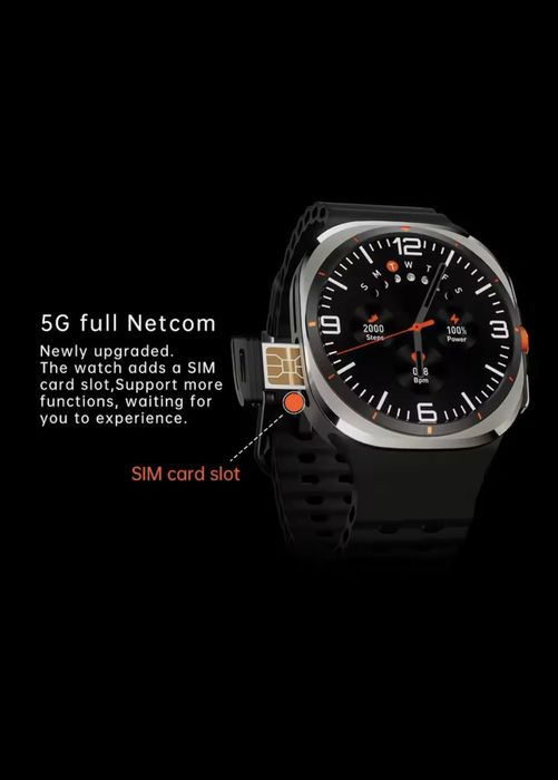 Smarteatch ultra 5g SIM 5g memorie 32Gb android GPS
