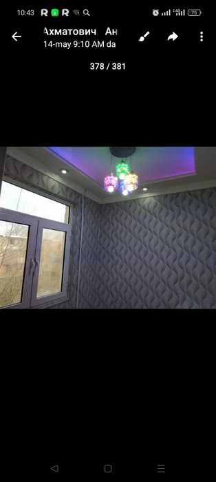 Chilonzor12 1.2xona 3etaj 4etajli 300$