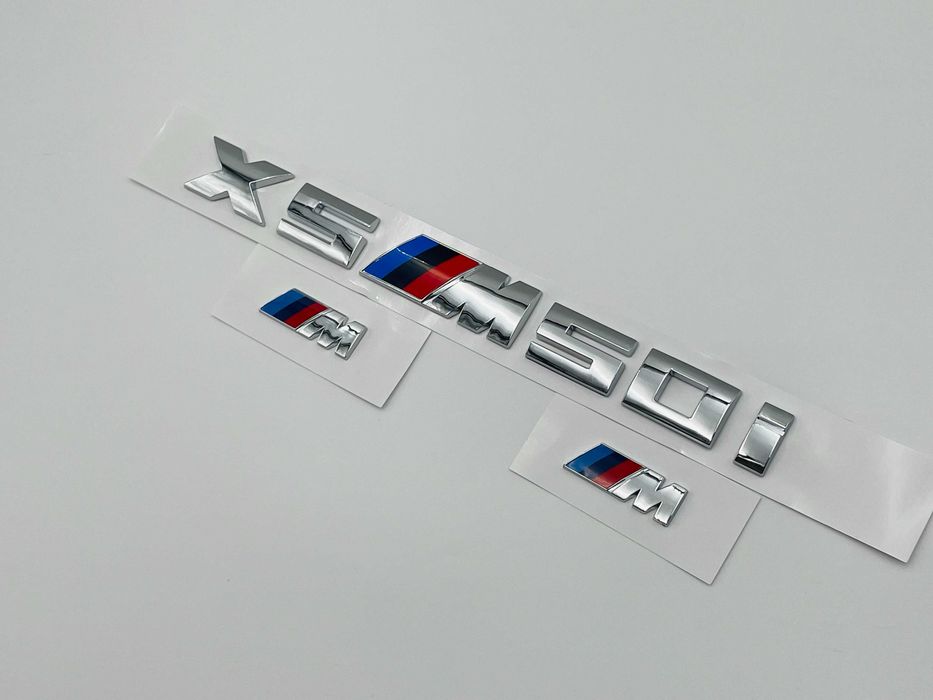 Set Embleme Compatibile BMW X5M50i crom