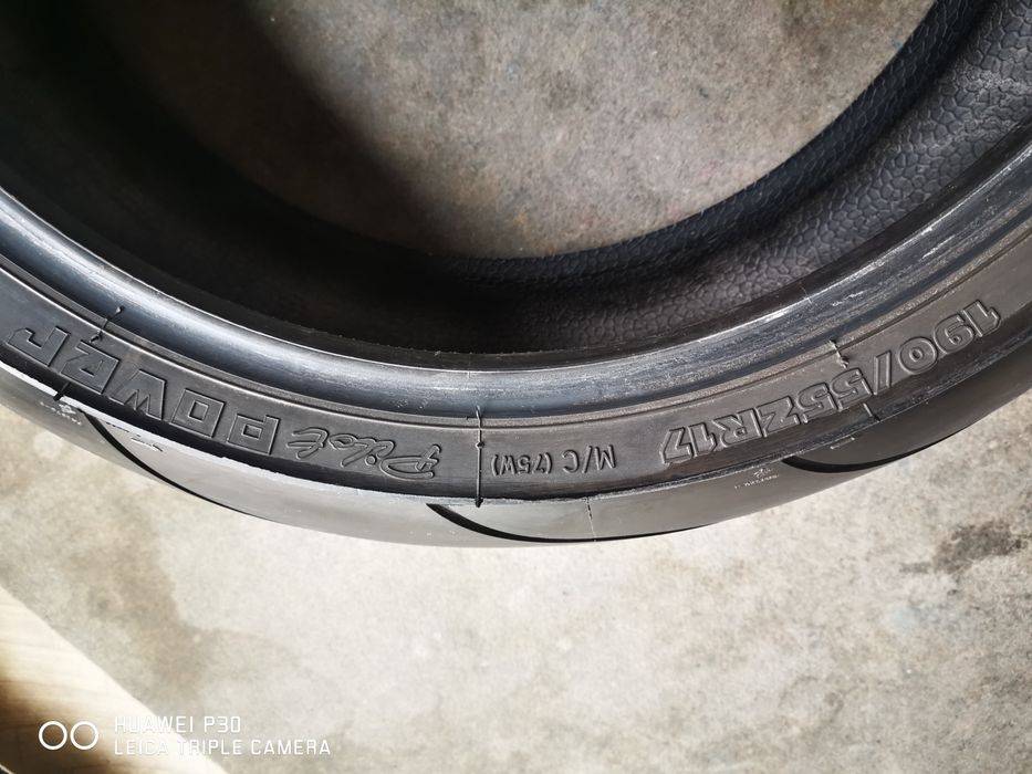 Michelin Pilot Power 120/70 ZR17 + 190/55 ZR17 – 530 км, DOT 2023
