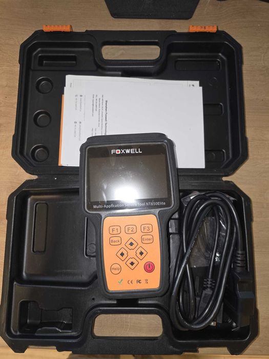 Foxwell NT650 Elite Bidirectional OBD2 Scanner Diagnostic Tool Services Reset