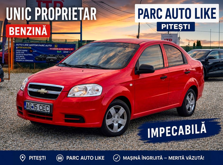 Chevrolet Aveo / Unic Proprietar / Garanție  / Rate Fixe