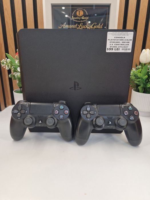 PlayStation 4 Slim 500GB 2 x controller Garantie!#58882