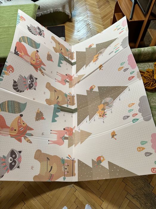 Детско Килимче за Пълзене и Игра от Термоизолираща Пяна