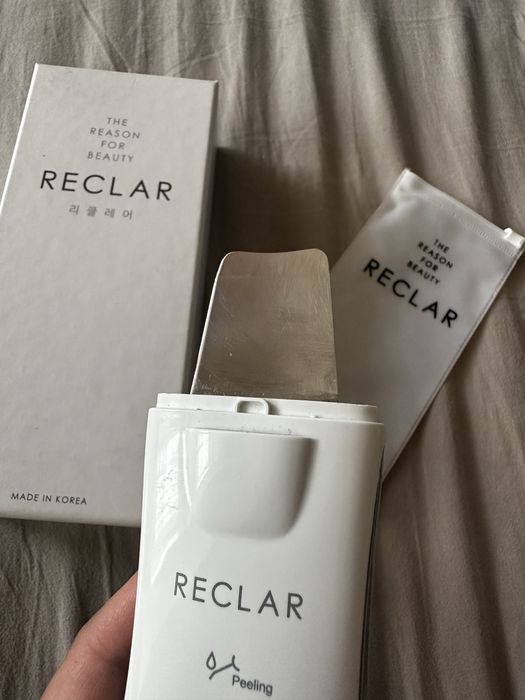 Reclar Exfoliant galvanic pentru terapie cu lumină argintiu
