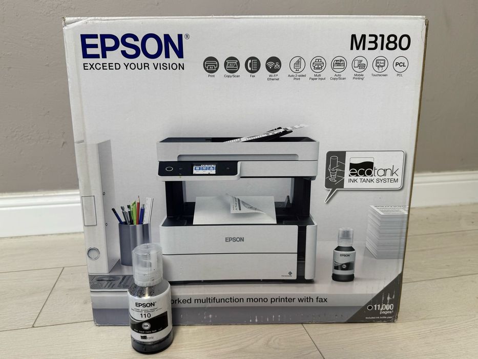 4 в 1 - Принтер-копир-сканер-факс Epson M3180