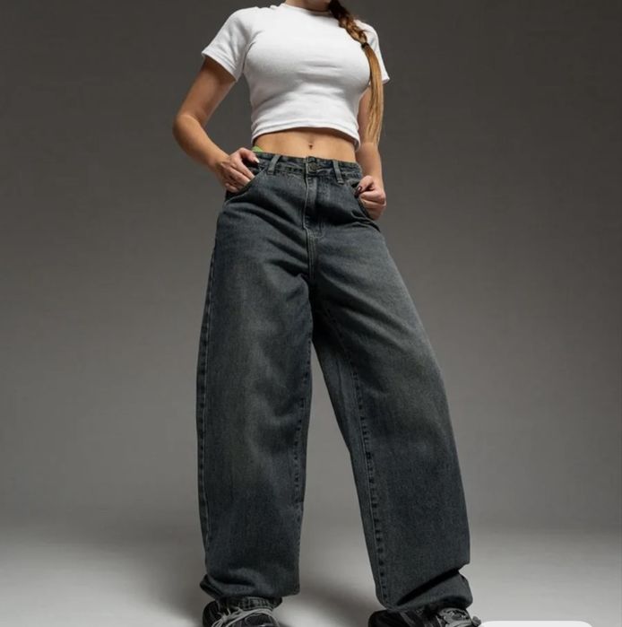 Джинсы багги 48-52 размера