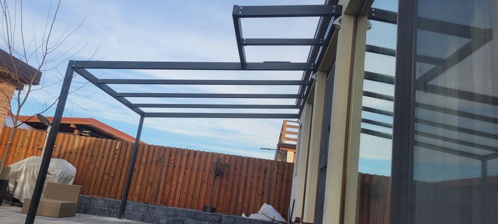 Terasa metalica structura