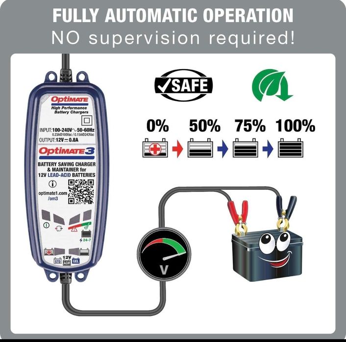 Optimate 3- redresor/tester