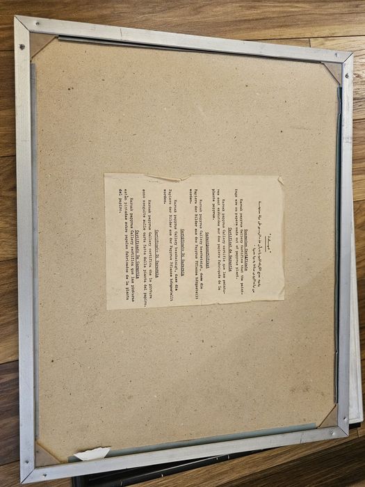 Папируси  в  рамка