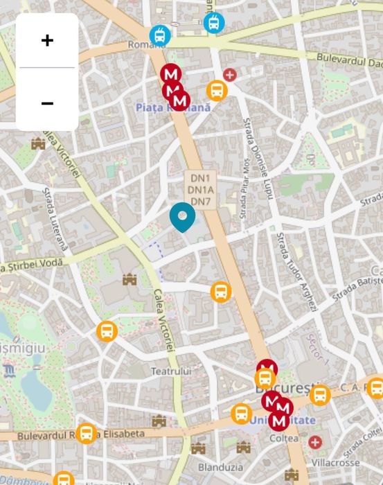 Garsonieră ultracentral- confort 1- Romană/Universitate