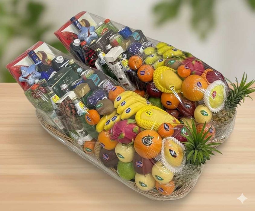 Premium sovg'a! Savatli sovg'a! Yangi yil sovg'asi. Mevali savat!